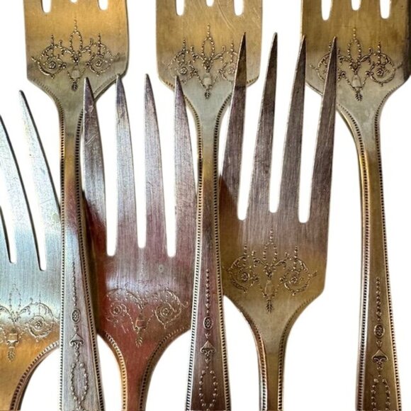 Silverplated Stainless Steel Flatware Set 27-Piece Service For Six - Picture 10 of 13